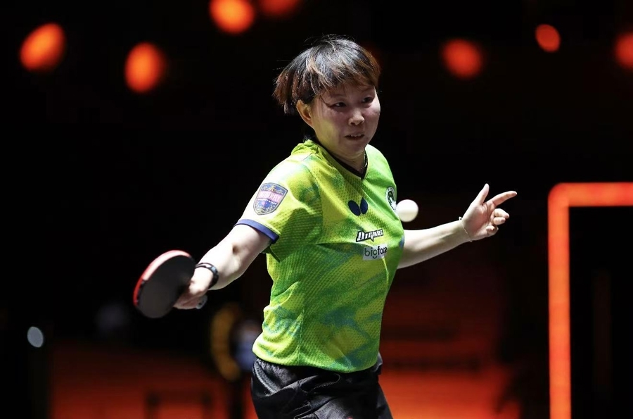 单局打出20比18，前国乒一姐朱雨玲笑言：今天有点刺激