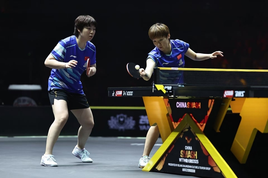 去年首轮出局，今年保持全胜，王曼昱/蒯曼成国乒头牌