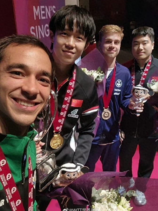 冠军赛战报：国乒1胜1负，3-0淘汰世锦赛亚军！男单16强决出4席了