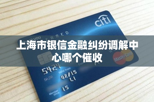 上海市银信金融纠纷调解中心哪个催收