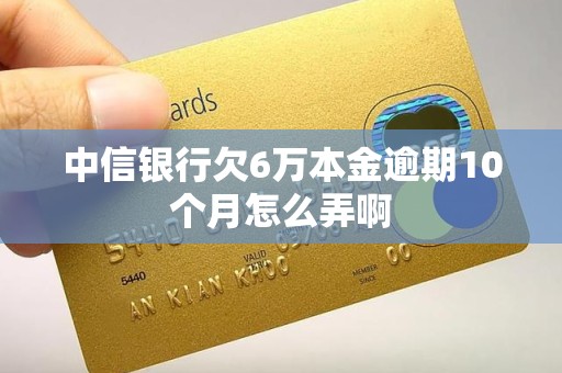 中信银行欠6万本金逾期10个月怎么弄啊