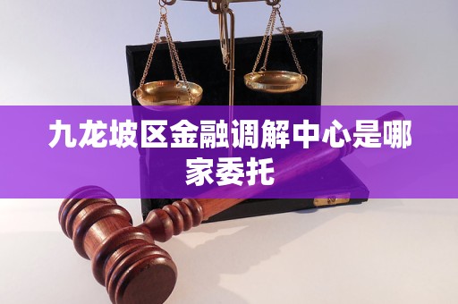 九龙坡区金融调解中心是哪家委托