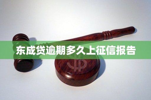 东成贷逾期多久上征信报告