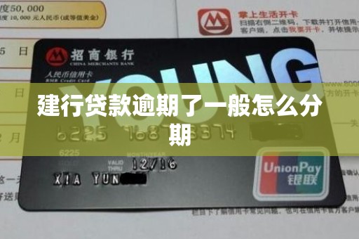 建行贷款逾期了一般怎么分期