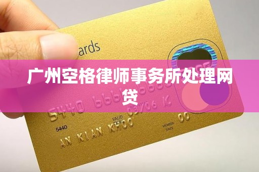 广州空格律师事务所处理网贷