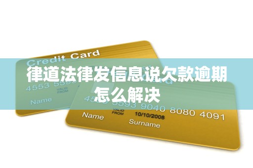 律道法律发信息说欠款逾期怎么解决