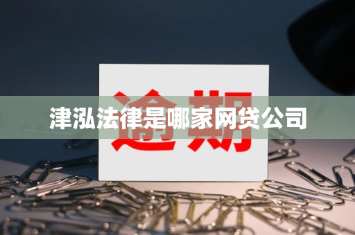 津泓法律是哪家网贷公司