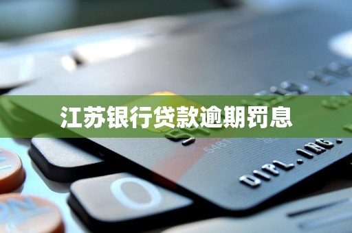 江苏银行贷款逾期罚息