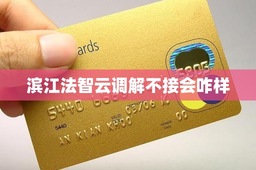 滨江法智云调解不接会咋样