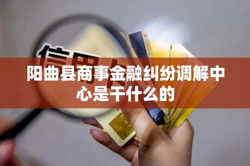 阳曲县商事金融纠纷调解中心是干什么的