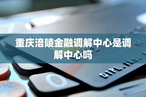 重庆涪陵金融调解中心是调解中心吗