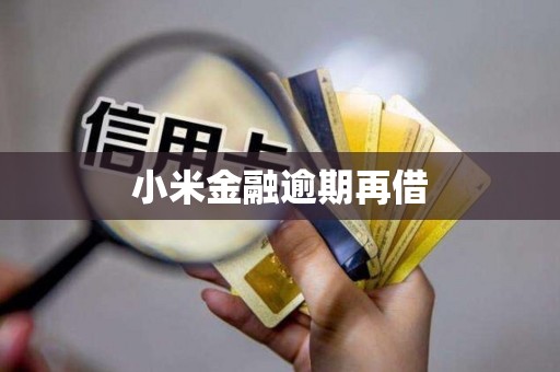 小米金融逾期再借
