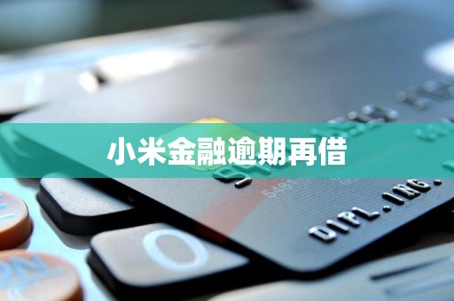 小米金融逾期再借
