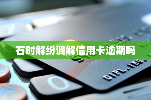 石时解纷调解信用卡逾期吗