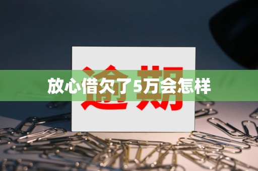 放心借欠了5万会怎样