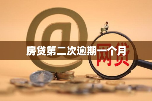 房贷第二次逾期一个月