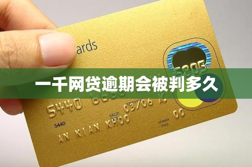 一千网贷逾期会被判多久