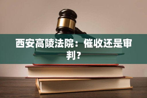 西安高陵法院:催收还是审判?