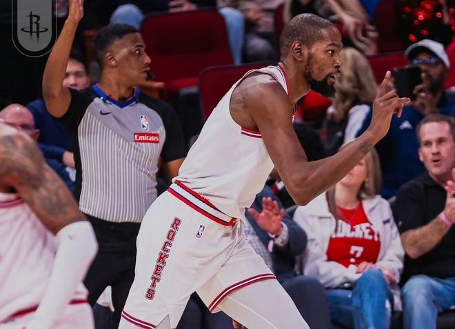 火箭送奇才10连败！杜兰特23分，替补双煞爆发，但也暴露三个问题