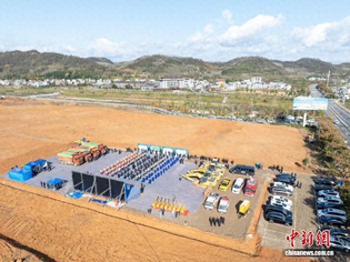 湖北房五高速公路房县段开工 串联文旅胜景