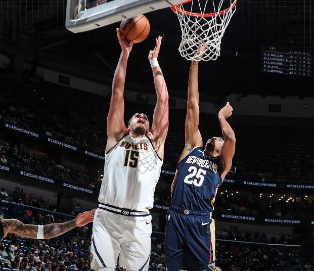 穆雷哑火奇兵救主，约基奇28+11+12+9失误，掘金力克鹈鹕宣战火箭