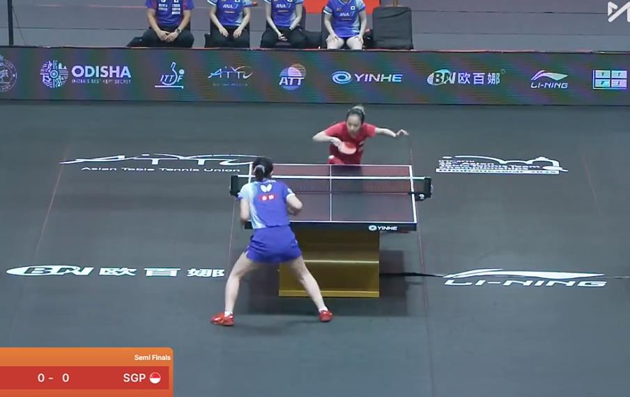 乒乓亚锦赛!前冠军球队完败出局,国乒轰3-0,女团决赛对阵出炉