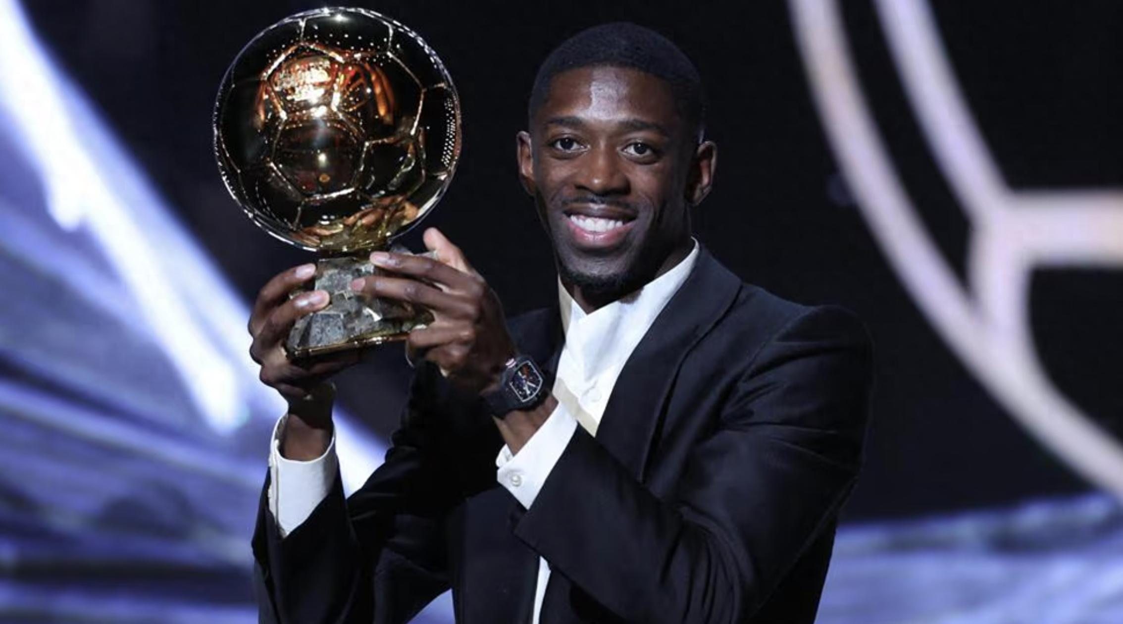 登贝莱力压亚马尔 首次入围即获金球奖 巴黎圣日耳曼成最大赢家