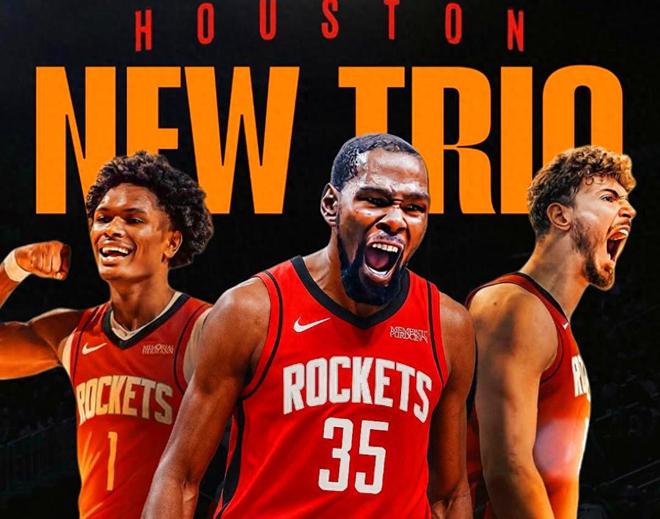 火箭队3人入选！美媒公布新赛季4档球星：超巨共9人哈登欧文仅3档