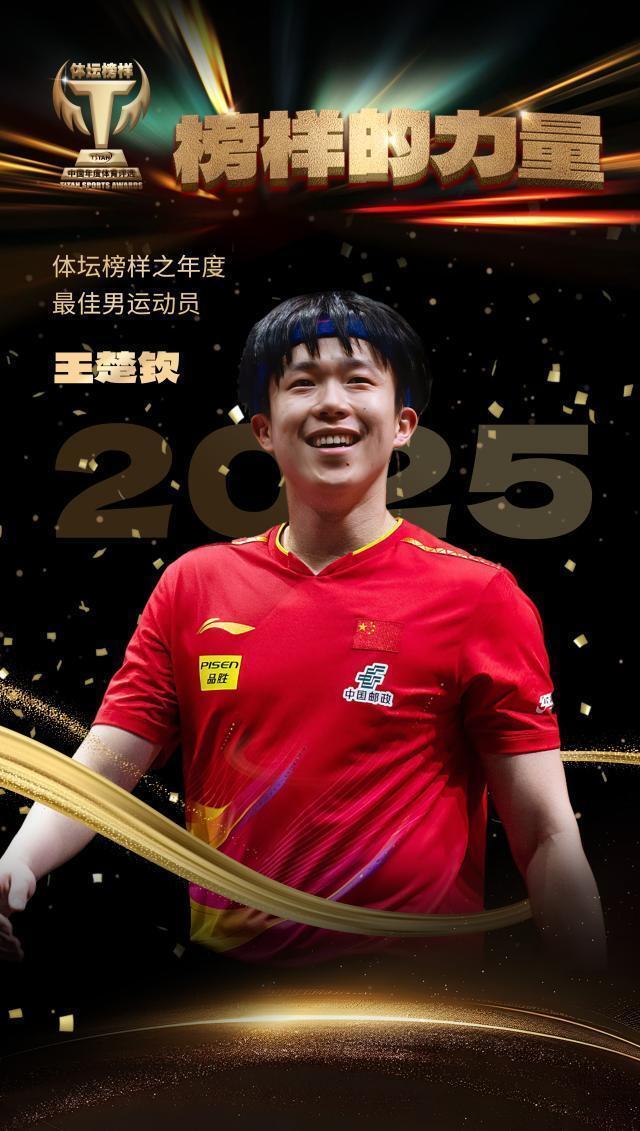 2025体坛榜样年度评选，国乒狂揽四大奖项