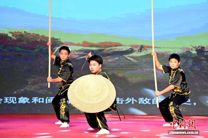 第十七届海峡两岸中华武术大家练在福建龙文开幕