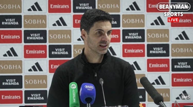 阿尔特塔：厄德高需要一些稳定性 我们在对方禁区内效率极高