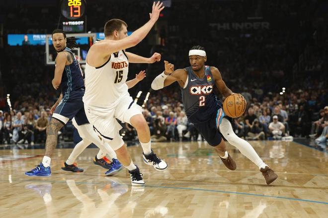 雷霆加时逆转掘金！SGA复出36分多尔特被驱逐 约基奇空砍23+17+14