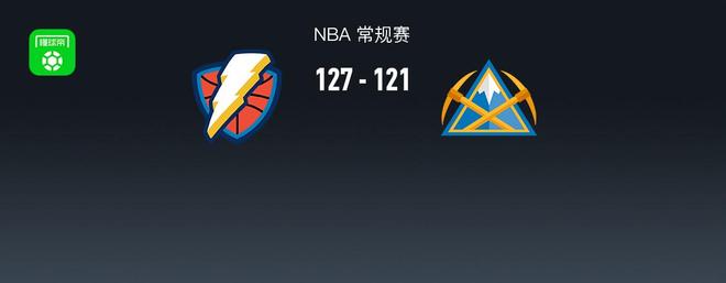 雷霆加时127-121掘金，亚历山大复出36+9，约基奇23+17+14，穆雷39分