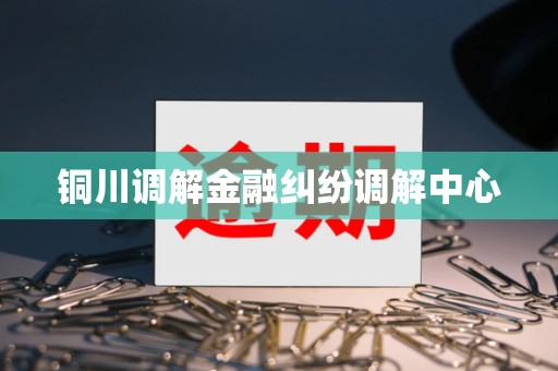 铜川调解金融纠纷调解中心
