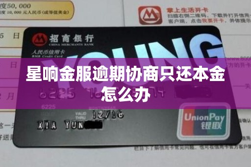 星响金服逾期协商只还本金怎么办