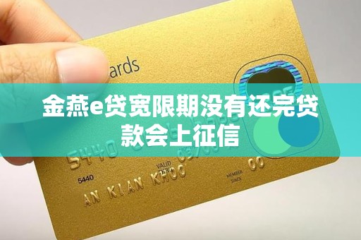 金燕e贷宽限期没有还完贷款会上征信