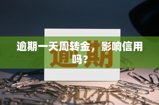 逾期一天周转金,影响信用吗?