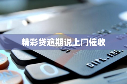 精彩贷逾期说上门催收