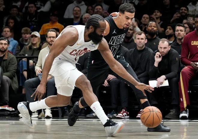 哈登复出狂轰22+9+8，还创3大神迹，骑士险胜篮网！虎将惊艳