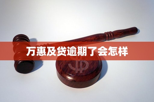 万惠及贷逾期了会怎样
