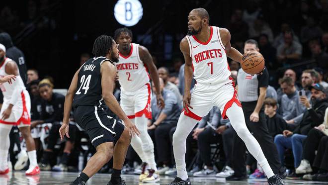 火箭杜兰特在卡姆·托马斯与篮网续约不成后,呼吁NBA围绕他建队