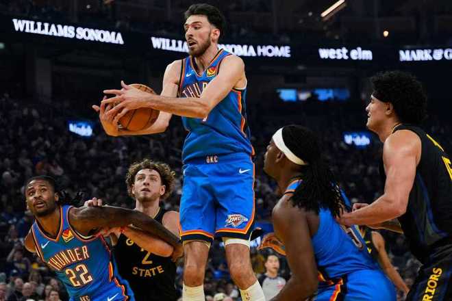 30胜联盟第一!雷霆37分大胜三杀勇士 亚历山大30+7库里缺席