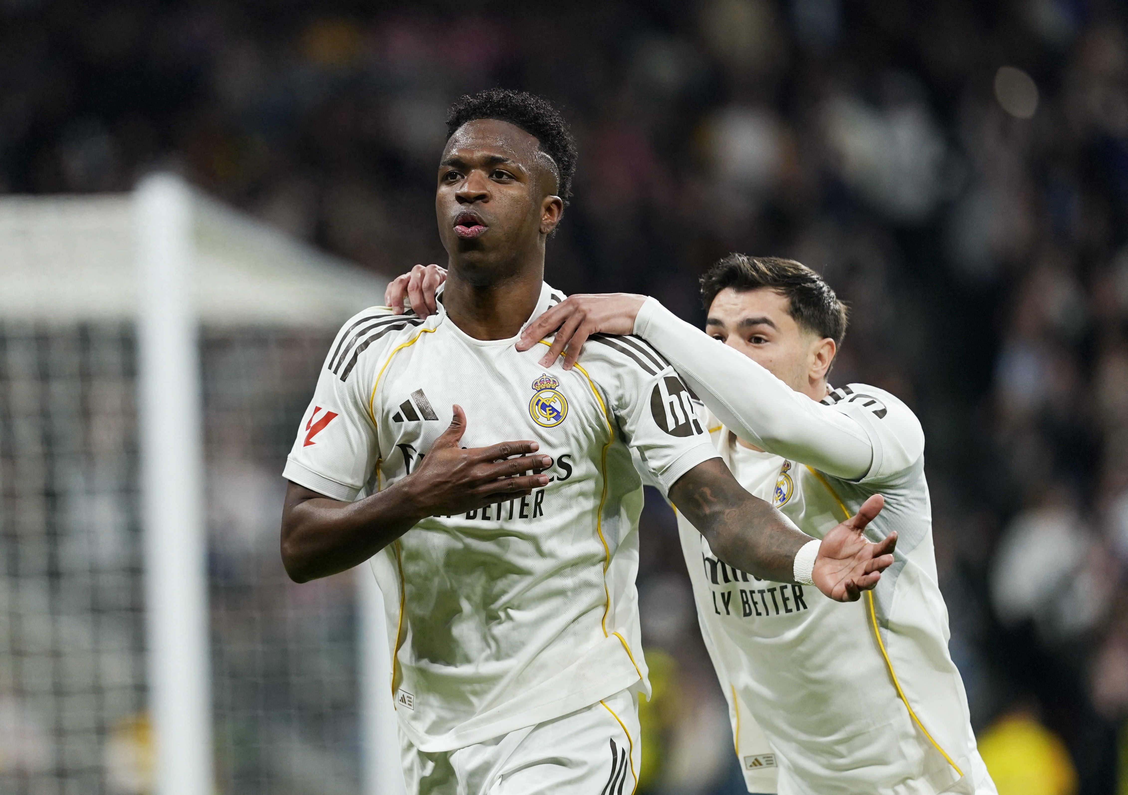 马卡:自阿韦洛亚上任皇马主帅以来六场比赛,维尼修斯从未被换下