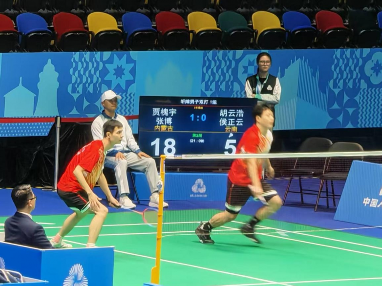 岁末逐梦大湾区 内蒙古佛雷斯羽毛球队十五运残特奥会摘金夺银