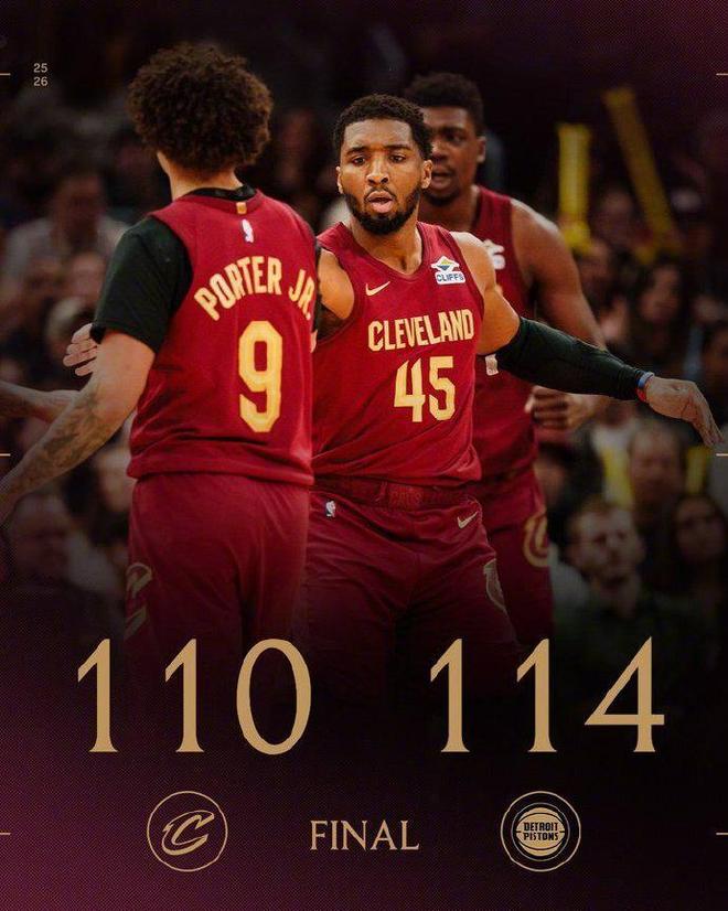 东部第一!坎宁安27+6+7活塞险胜骑士 米切尔30+6詹金斯单节21分