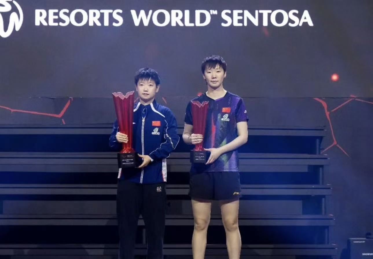新加坡大满贯:国乒2冠收官!莎头单打称王;国乒3项双打全部失冠