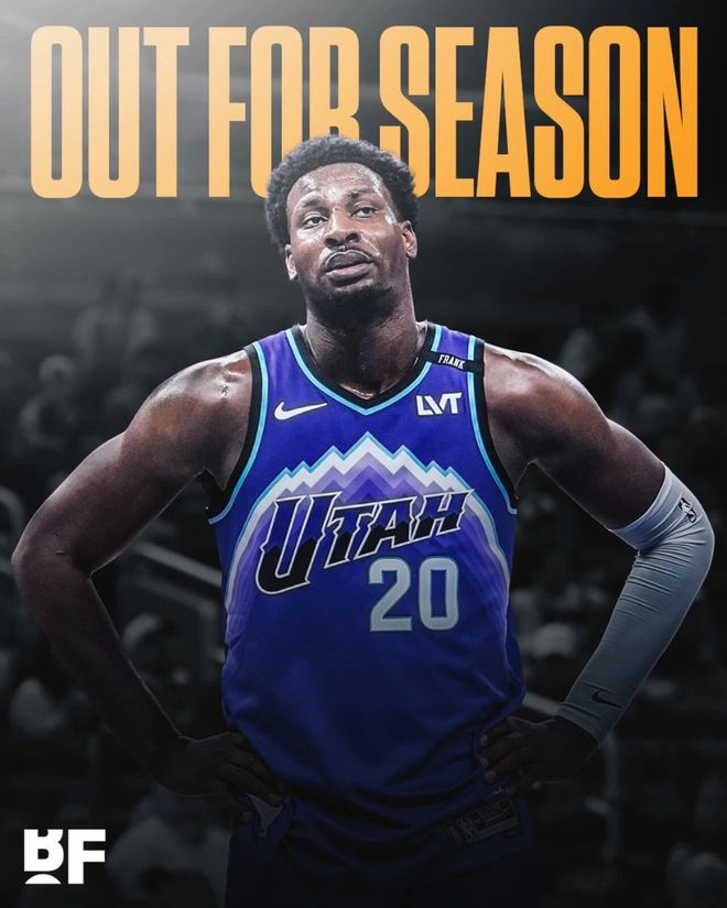 麻了!7换4大交易,3场就赛季报销+罚款50万,为了状元,爵士拼了