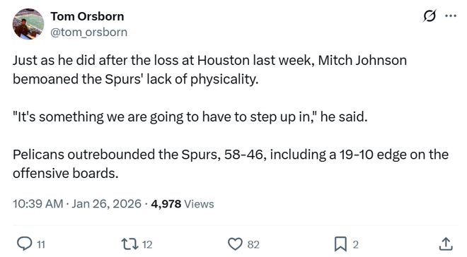 大爆冷!文班16+16外线哑火输锡安 马刺不敌倒数第一暴露3大问题