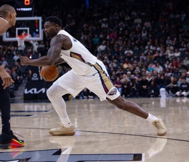 锡安两双力挽狂澜,文班亚马空砍16+16+4封盖,马刺不敌西部倒一